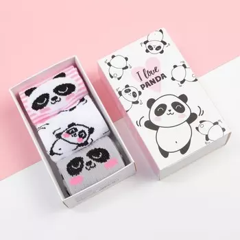 Набор детских носков KAFTAN "Панда" 3 пары, р-р 16-18