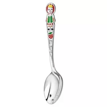 Набор детский «Маша и Миша» посеребренный, 2 предмета