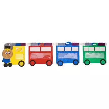 Набор дидактический "Логопедический паровоз", 9 деталей