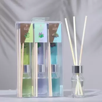 Диффузор ароматический «Богатство Аромата», "розмарин, мята, сосна", 3 шт. по 10 мл