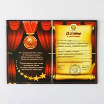Набор диплом с орденом "3 место"