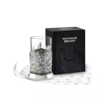 Набор для чая «Купчиха» никелированный с чернением, 250 мл