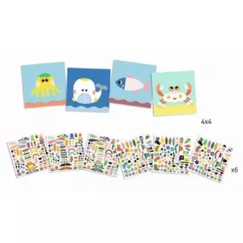 Набор для декорирования наклейками Djeco «Море»