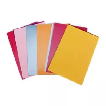 Набор для детского творчества А4, 14 листов картон цветной двухсторонний + 16 листов бумага цветная двухсторонняя