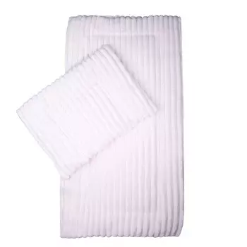 Набор для детской коляски двусторонний (матрас35х70, подушка-25х35), цвет розовый, вельбоа/бязь