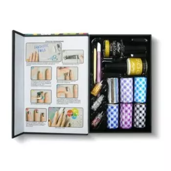 Набор для дизайна ногтей Jessnail, №004, 6 шт.