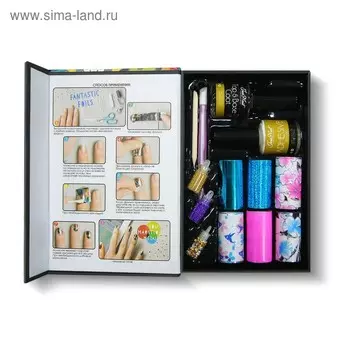 Набор для дизайна ногтей Jessnail, №010, 6 шт.