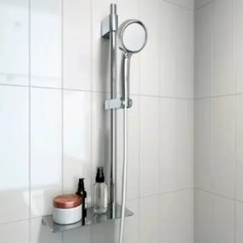 Набор для душа IDDIS Sena SEN3F70i16, стойка с полкой, лейка, шланг, хром