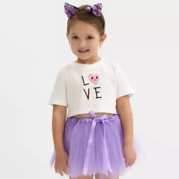 Набор для фотосессии KAFTAN «Кошечка»: юбка трехслойная и ободок, 25 см