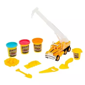 Набор для игры с пластилином «Стройплощадка», в пакете
