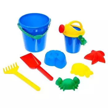 Набор игрушек для песочницы, 8 предметов, МИКС