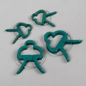 Набор для подвязки растений: прищепки большие (6.5 см) - 10 шт., прищепки малые (4.5 см) - 10 шт., Greengo