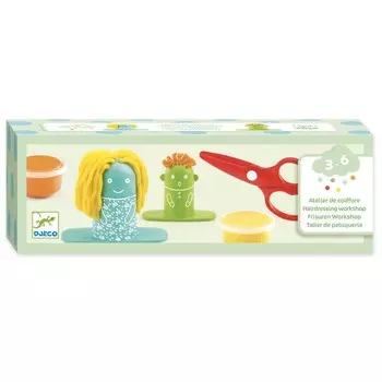 Набор для лепки изпластилина Djeco «Парикмахерская»