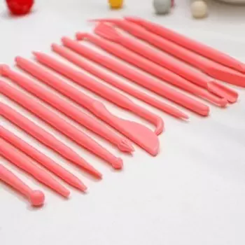 Набор для моделирования кондитерских украшений Доляна, 14 шт., 120.5 см, МИКС