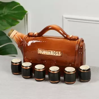 Набор для напитков "Барсетка", 7 предметов, 1.6/0.05 л