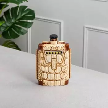 Набор для напитков "Фляга", под шамот, 4 предмета, 0.35/0.03 л