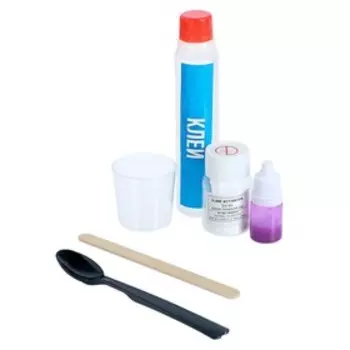 Набор для опытов «Цветной лизун», в пакете