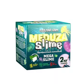 Набор для опытов и экспериментов «Медуза слайм» Серебристый металлик, «Юный химик»