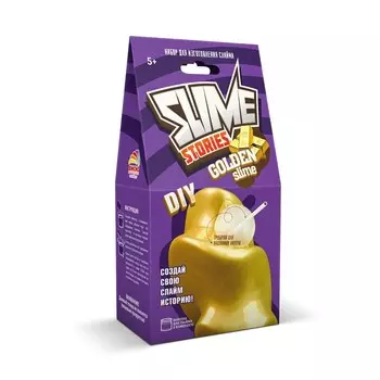 Набор для опытов и экспериментов «Slime Stories. Golden» серия «Юный химик»