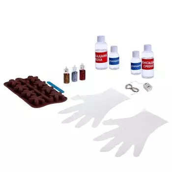 Набор для опытов «Новогодняя гирлянда из эпоксидной смолы», в пакете