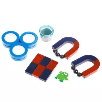 Набор для опытов «Опыты с магнитами», с магнитными кольцами, в пакете