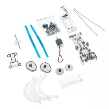 Набор для опытов «Робот Банка», работает от батареек, 2 варианта сборки, уценка