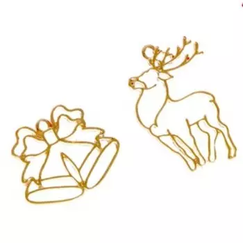 Набор для опытов, украшения из эпоксидной смолы, «Олень и колокольчики», в пакете