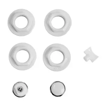 Набор для подключения радиатора ZEIN, 1" x 1/2", без кронштейнов