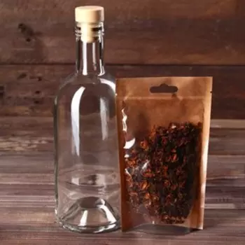 Набор для приготовления настойки «Алтайская кедровая»: бутылка 500 мл., набор трав и специй 35 г., инструкция