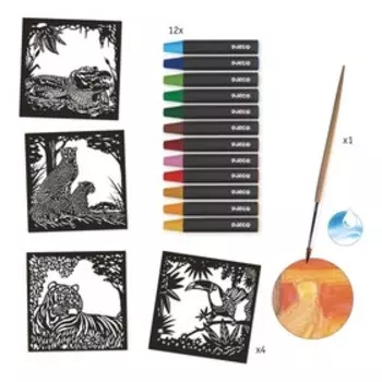 Набор для раскрашивания Djeco «Тени»