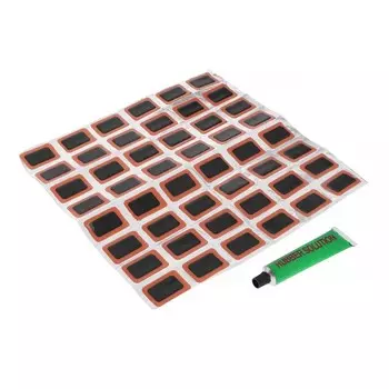 Набор для ремонта камер TOPAUTO, резиновые латки 48 шт, 34 х 25 мм, клей