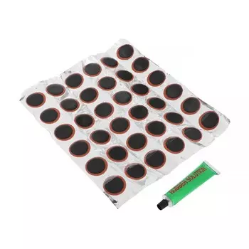 Набор для ремонта камер TOPAUTO, резиновые латки d=28 мм круглые 36 шт., клей