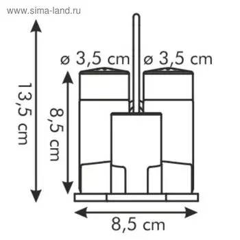 Набор для соли, перца и зубочисток Tescoma Club