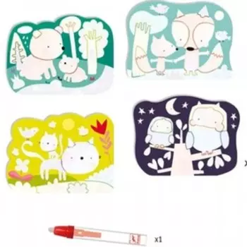 Набор для создания картин водой Djeco «Приключения в лесу»