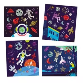 Набор для создания коллажа Djeco «Космос»