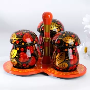 Набор для специй, хохлома