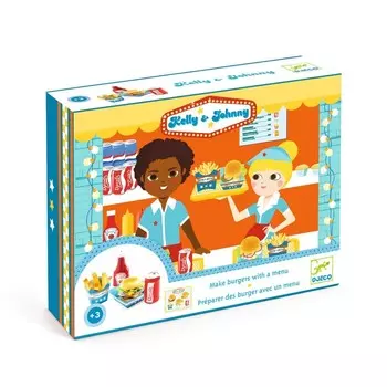 Набор для сюжетно-ролевых игр Djeco «Бургеры», серии SWEETS