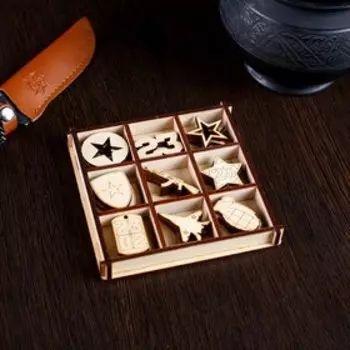 Набор фигурок, подвесок «23 Февраля», заготовки для творчества, росписи