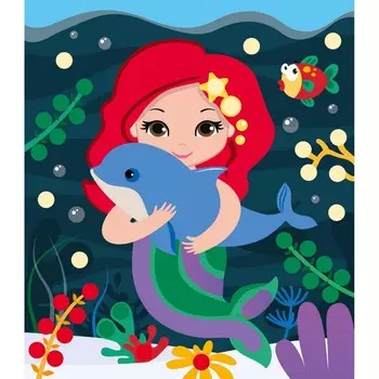 Набор для творчества. Аппликация из тишью. «Русалка»