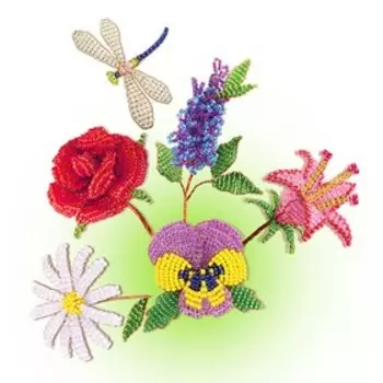 Набор для творчества «Бисерные цветы»