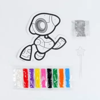 Набор для творчества. Фреска фигурная «Робот»