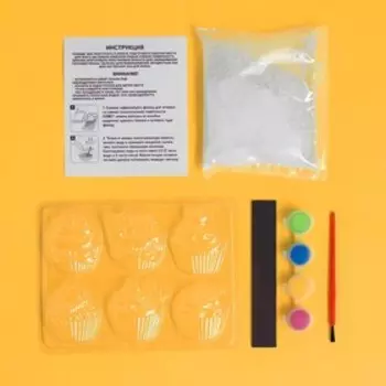 Магниты из гипса своими руками «Кексики», набор для творчества