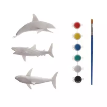 Набор для творчества «Морские животные» фигурки-раскраски, виды МИКС