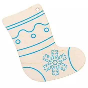 Набор для творчества «Новогодние раскраски. Сапожок»