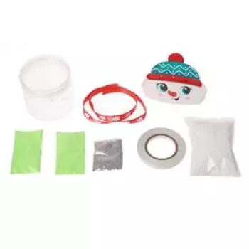 Набор для творчества «Новогодний слайм: снеговик»