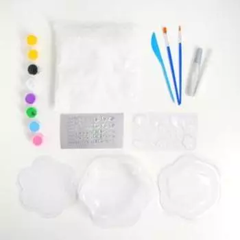 Набор для творчества «Шкатулка из гипса. Цветочек» Уценка