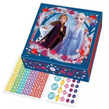 Набор для творчества: шкатулка со стразами «Холодное сердце 2», 217 стразов, Дисней
