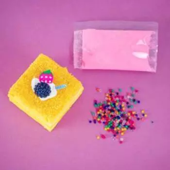 Набор для творчества «Слайм кафе. Слайм и сквиш: пирожное»