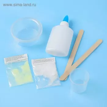 Набор для творчества «Светящийся в темноте слим своими руками», в пакете