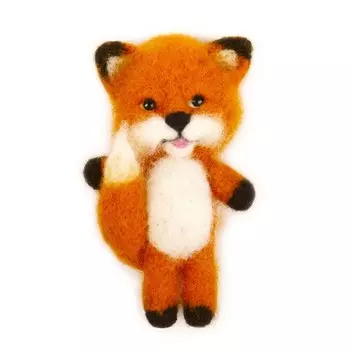 Набор для творчества. Валяние шерстью, брелок «Лисёнок» 4 цвета